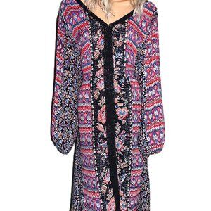 Vintage Nostalgia Boho High Lo Dress XL